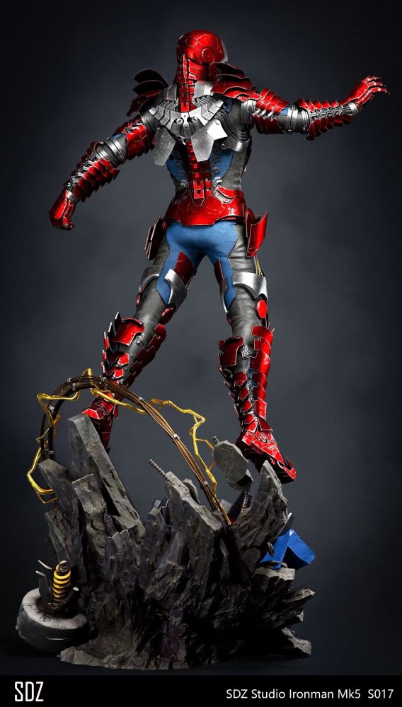 PRE-ORDER SDZ Studio Iron Man MK5 Mark5 1/4 scale Polystone statue