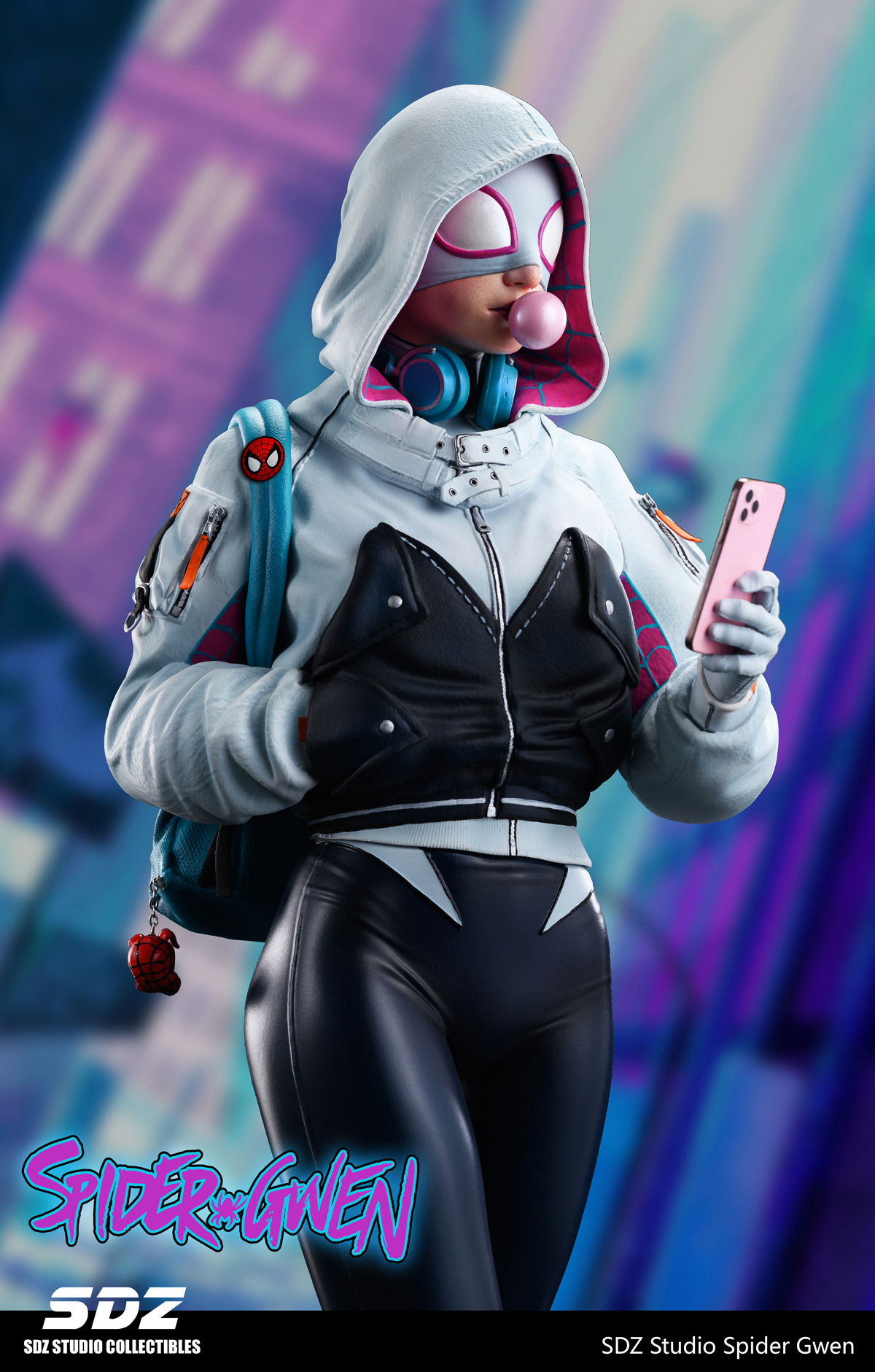 In stock SDZ Studio Spider-Man Holiday Spider Gwen 1/4 scale