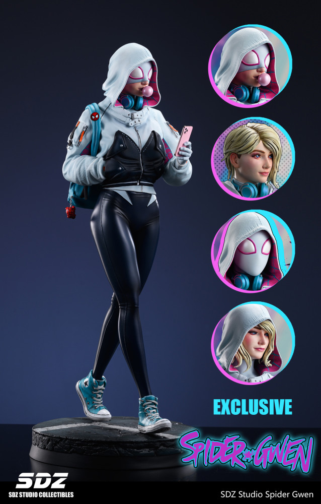 SDZスタジオ マーベル グウェン スパイダーマン SDZ Studio In stock SDZ Studio Spider-Man Holiday Spider Gwen 1/4 scale