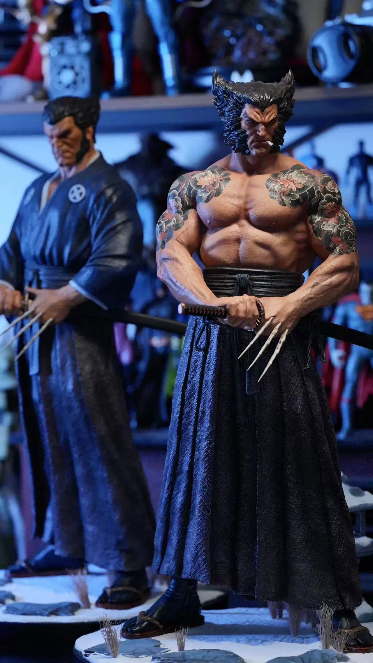 In stock Marvel X-Men SDZ studio Logan samurai Wolverine 1/4