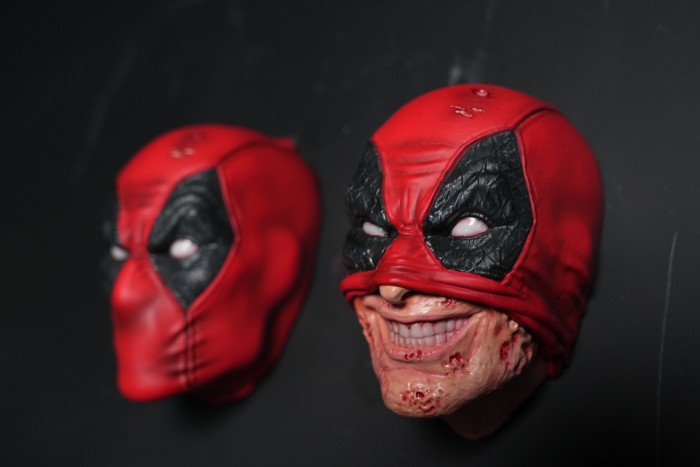 Pre-sale custom Deadpool head carved 3D refrigerator magnet Figure Free shipping