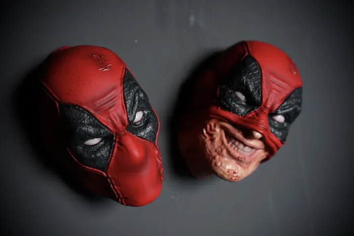 Pre-sale custom Deadpool head carved 3D refrigerator magnet Figure Free shipping