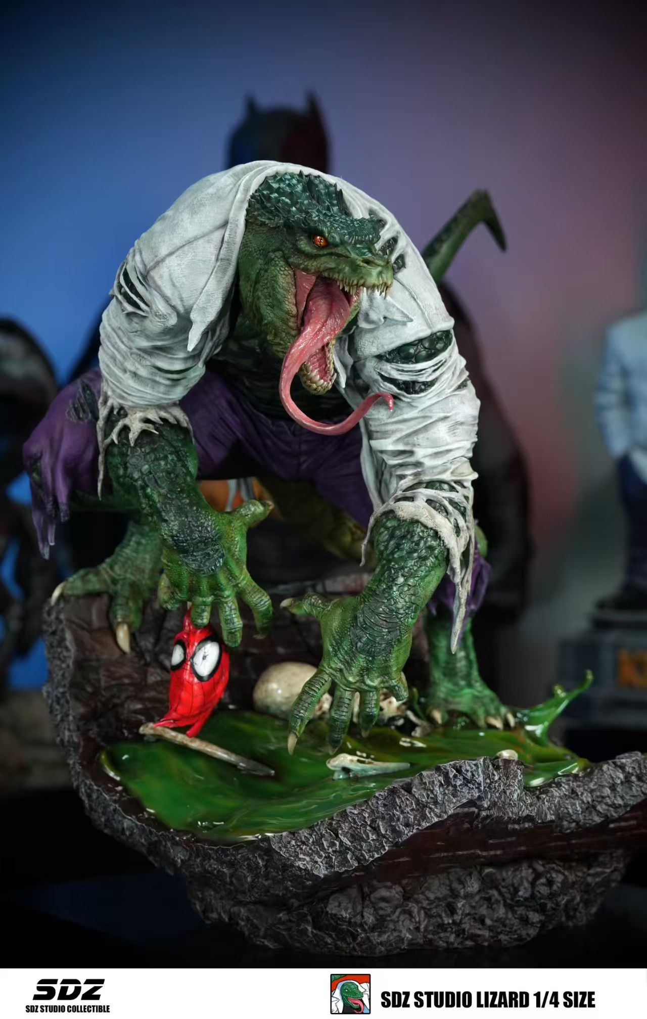 PRE-ORDER SDZ STUDIO Curtis Connors Lizard 1/4 SIZE Full statue