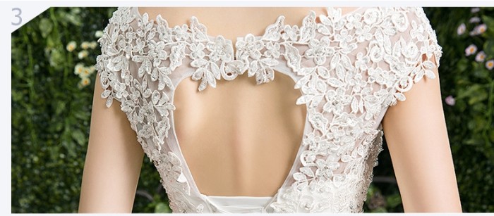 Wedding dress new bride princess princess dream wedding tail straight out of the gauze female star heavy industry