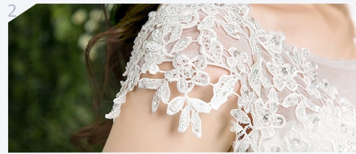 Wedding dress new bride princess princess dream wedding tail straight out of the gauze female star heavy industry