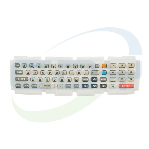 Rubber Keypad (QWERTY & Red Enter) For Psion Teklogix 8516, VH10, VH10f