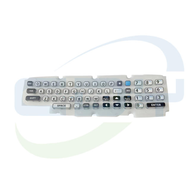 Rubber Keypad (QWERTY & Grey Enter) For Psion Teklogix 8516, VH10, VH10f