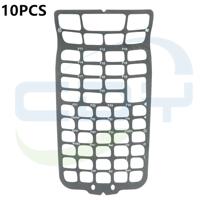 10PCS Keypad Overlay (52-Key, Alphanumeric) Replacement for Datalogic Falcon X3+