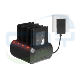 4-Slot Battery Charging Cradle with Adapter For Zebra Motorola TC51 TC56 TC52 TC57