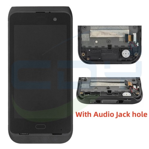 LCD with Touch with Front Cover ( with Audio Jack hole ) Replacement for Honeywell Dolphin CT40XP, CT45, CT45XP