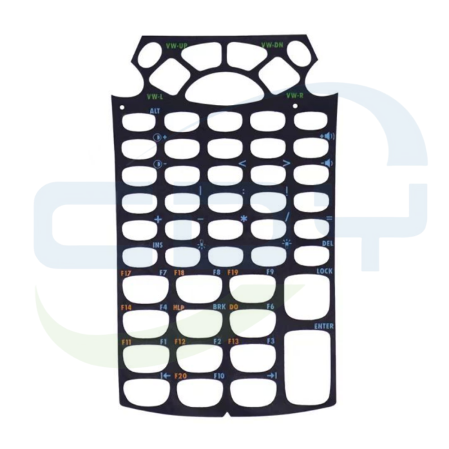 53 Key Keypad Overlay (VT Version) Replacement for MC9090 MC9190 MC92N0 series