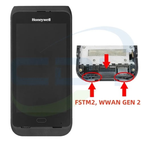 LCD Module with Touch Screen + Front Cover Replacement for Honeywell CT40 （FSTM2,WWAN GEN 2 ）