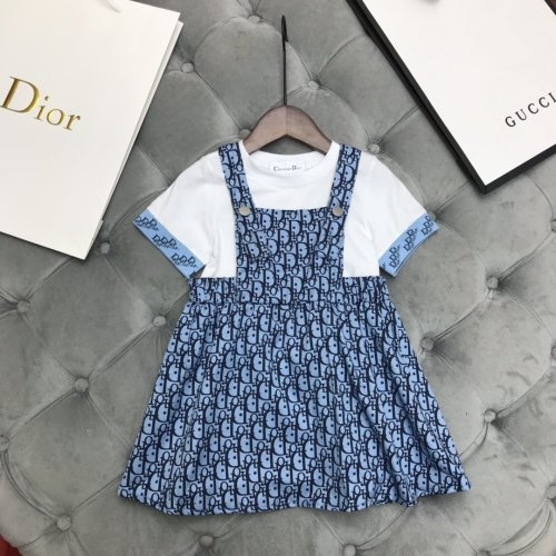 ディオール子供服コピー 定番人気2021新品 Dior 女の子 セットアップ