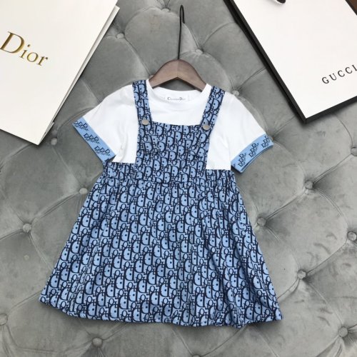 ディオール子供服コピー 定番人気2021新品 Dior 女の子 セットアップ