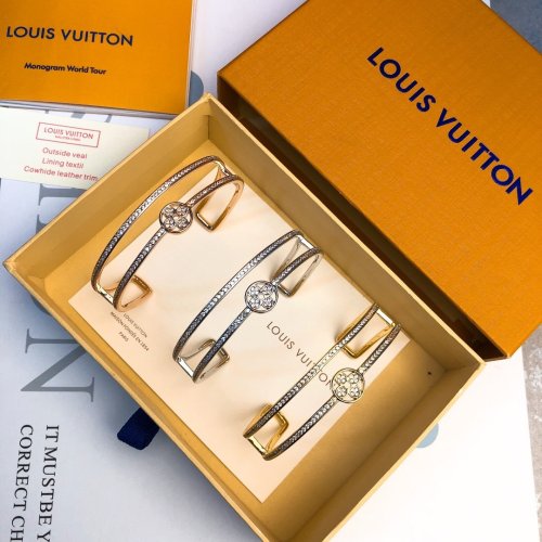 ルイヴィトンブレスレットコピー 大人気2021新品 Louis Vuitton 男女兼用 ブレスレット 3色