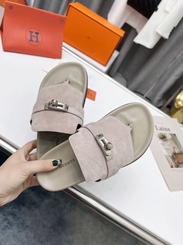 エルメス靴コピー 定番人気2022新品 HERMES レディースサンダル-スリッパ