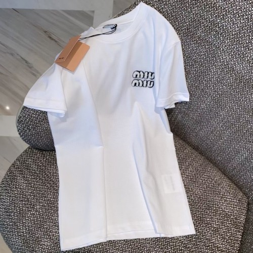 ミュウミュウ服コピー 定番人気2022新品 MIUMIU レディース 半袖Tシャツ