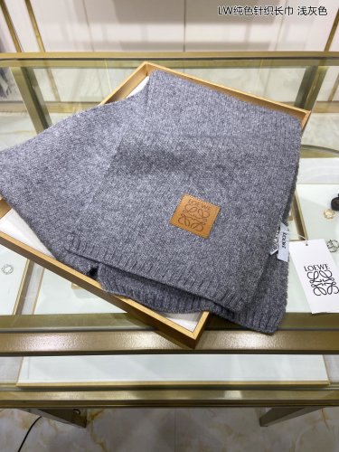 ロエベマフラーコピー 2022新品注目度NO.1 Loewe 男女兼用 ウール スカーフ 2色