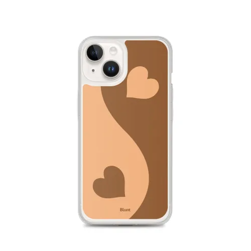 Brown Luv Balance iPhone Case