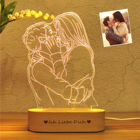 Personalized 3D Photo Night Light
