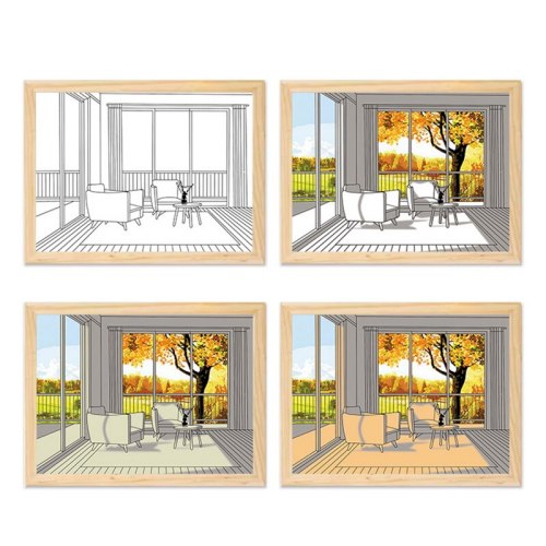 LED Luminary Wall Art