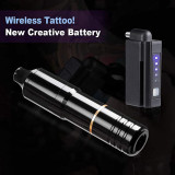 Professional Wireless Battery Tattoo Pen Machine Kit (1)