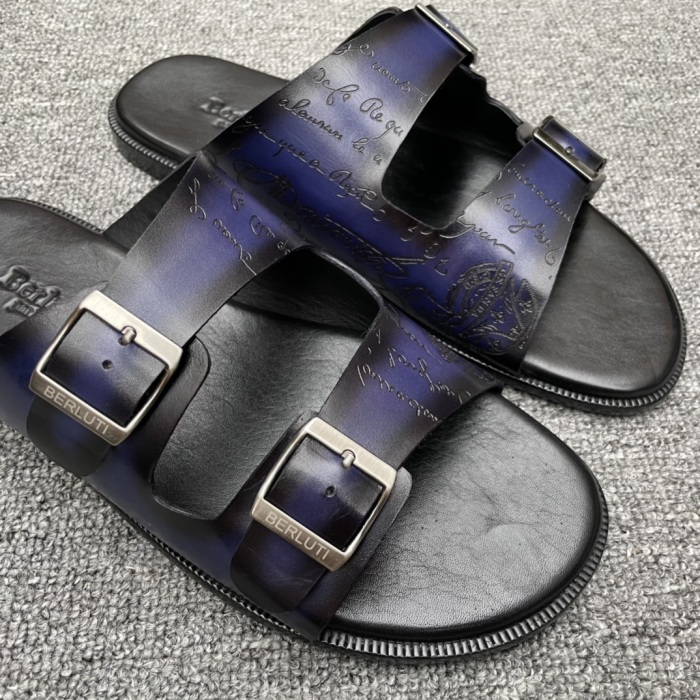 Free shipping maikesneakers Men B*erluti Top Quality Sandals