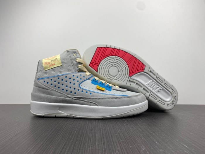 Free shipping maikesneakers Union x Air Jordan 2 “Grey Fog” DN3802-001