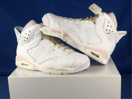 Free shipping maikesneakers Air Jordan 6 WMNS “Gold Hoops” DH9696-100