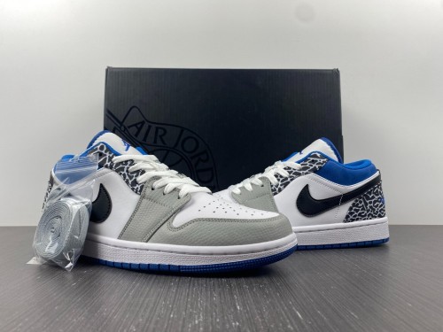 Free shipping maikesneakers Air Jordan 1 Low True Blue DM1199-140