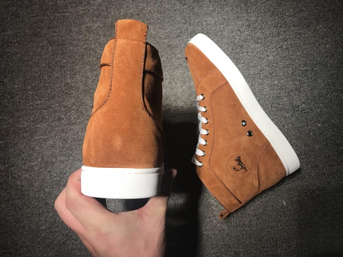 Free shipping maikesneakers C*ristian L*uboutin Suede Leather Sneaker