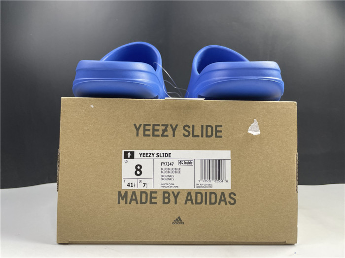 Free shipping maikesneakers Free shipping maikesneakers Yeezy Slide Blue FY7497