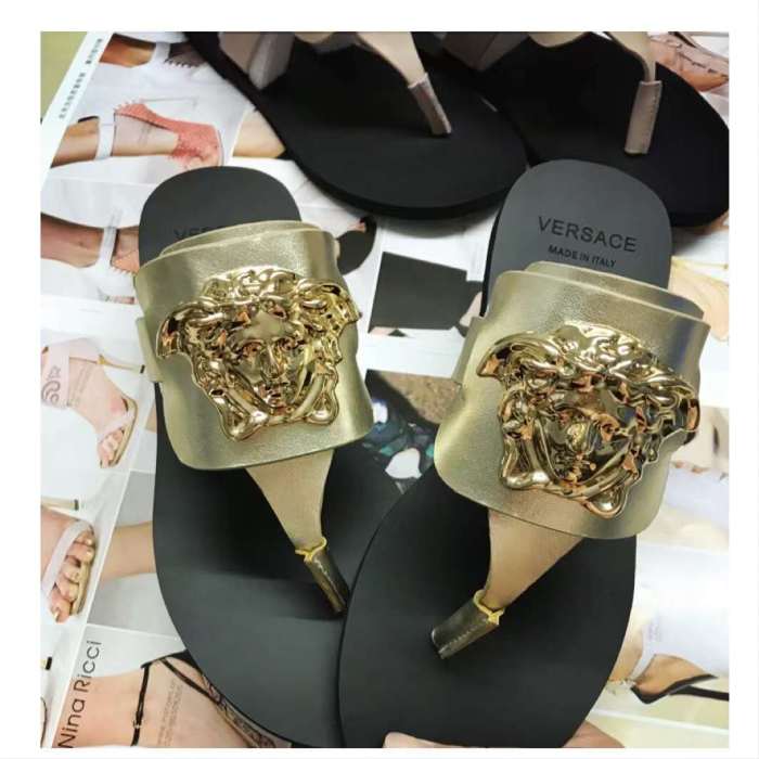 Free shipping maikesneakers Women V*ersace Top Sandals