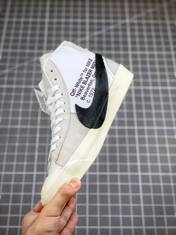 Free shipping from maikesneakers OFF-WHITE X NIKE BLAZER MID