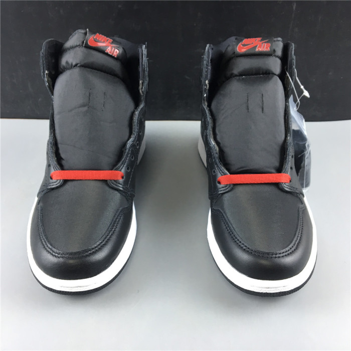 Free shipping maikesneakers Air Jordan 1 “Black Satin” 555088-060