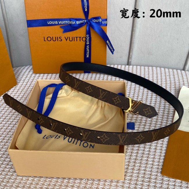 Free shipping maikesneakers L*ouis V*uitton Belts Top Quality 20MM