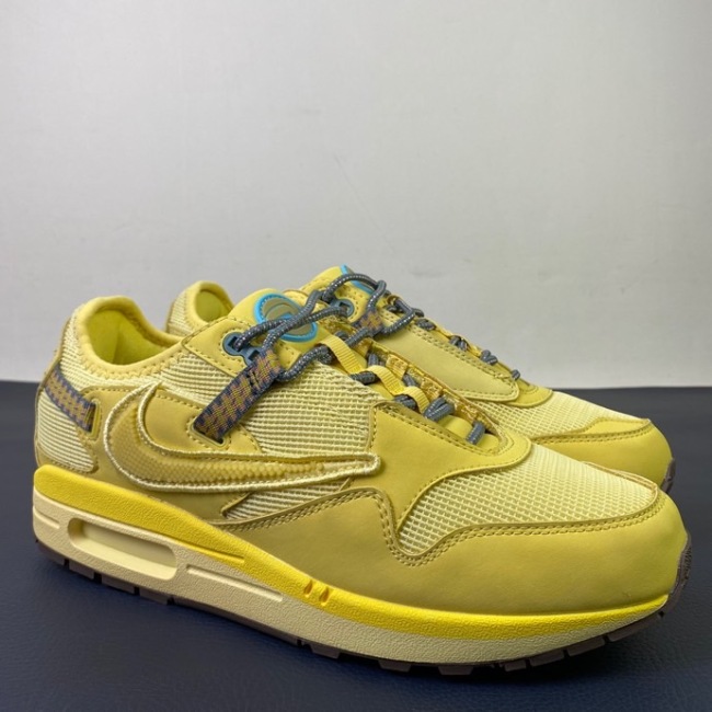 Free shipping from maikesneakers Travis Scott X Nike Air Max 1 'Wheat' DO9392-700