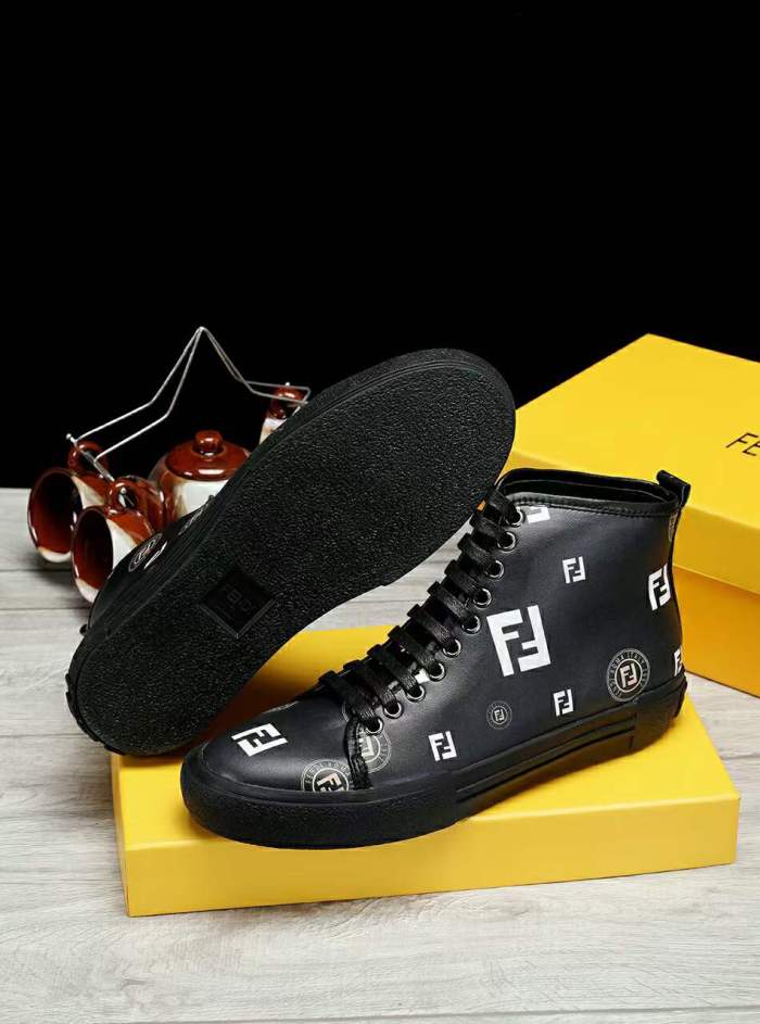 Free shipping maikesneakers Men F*endi Top Sneaker