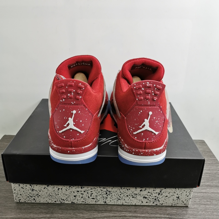 Free shipping maikesneakers Air Jordan 4 Retro Oklahoma Sooners AJ4-904282