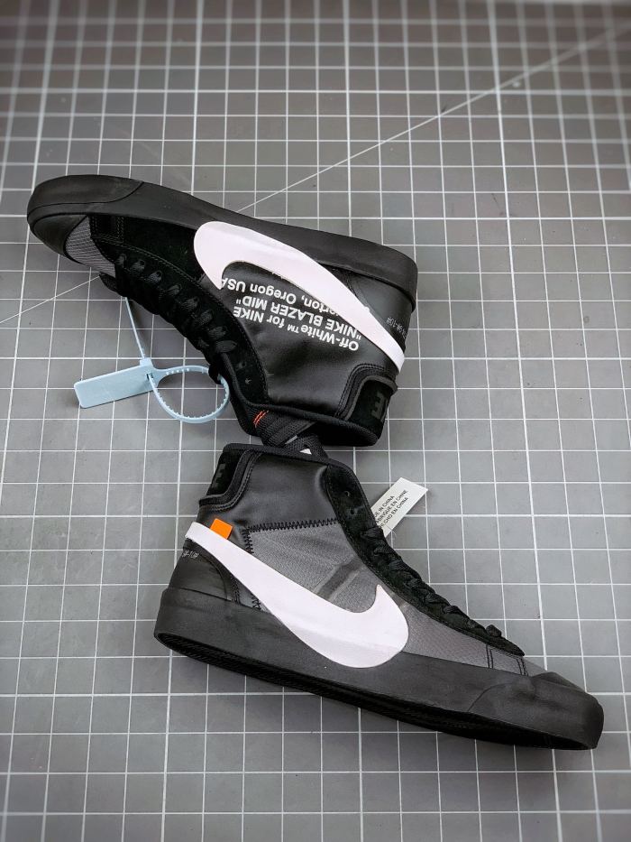 Free shipping from maikesneakers OFF-WHITE X NIKE BLAZER MID