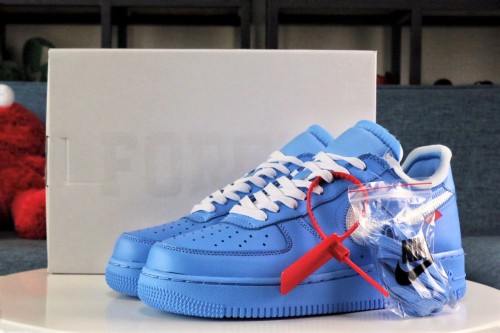 Free shipping from maikesneakers Air Force 1 Low Off-White MCA University Blue