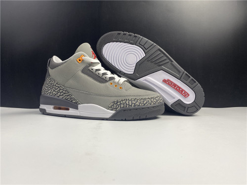 Free shipping maikesneakers Air Jordan 3 Cool Gray CT8532-012