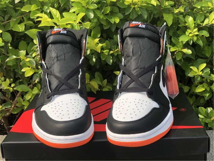 Free shipping maikesneakers Air Jordan 1 High OG “Electro Orange” 555088-180