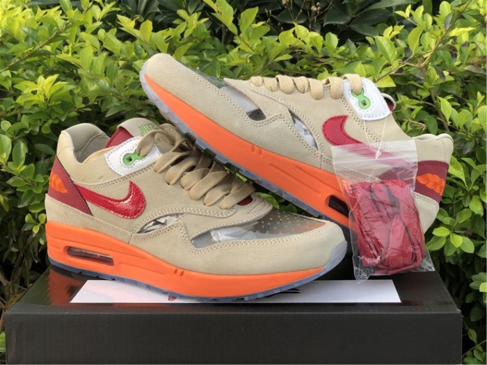 Free shipping from maikesneakers CLOT x Nike Air Max 1 “Kiss of Death” DD1870-100
