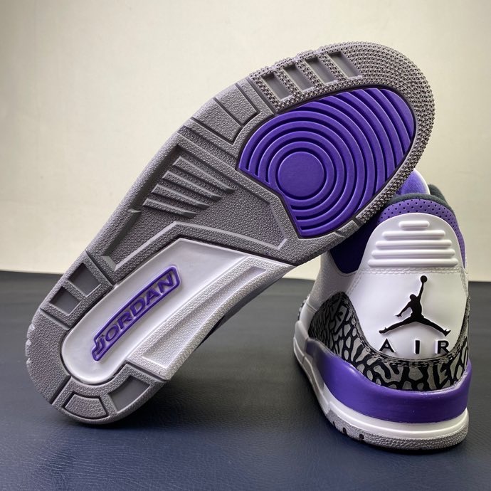 Free shipping maikesneakers Air Jordan 3 Dark Iris CT8532-105