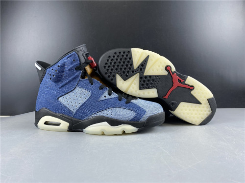 Free shipping maikesneakers Air Jordan 6 “Washed Denim” CT5350-401