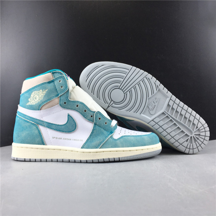 Free shipping maikesneakers Air Jordan 1 “Turbo Green” 555088-311
