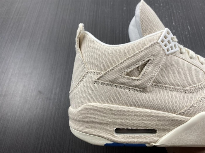 Free shipping maikesneakers Air Jordan4 WMNS CANVAS DQ4909-100