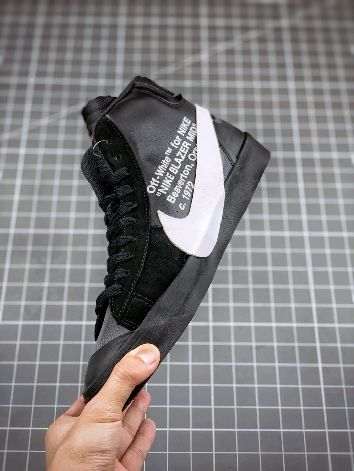 Free shipping from maikesneakers OFF-WHITE X NIKE BLAZER MID