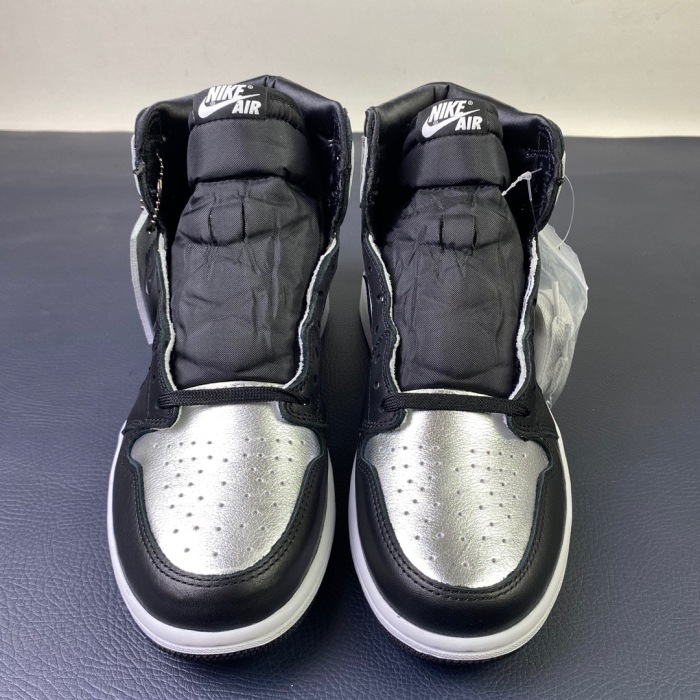 Free shipping maikesneakers Air Jordan 1 High OG WMNS “Silver Toe” CD0461-001